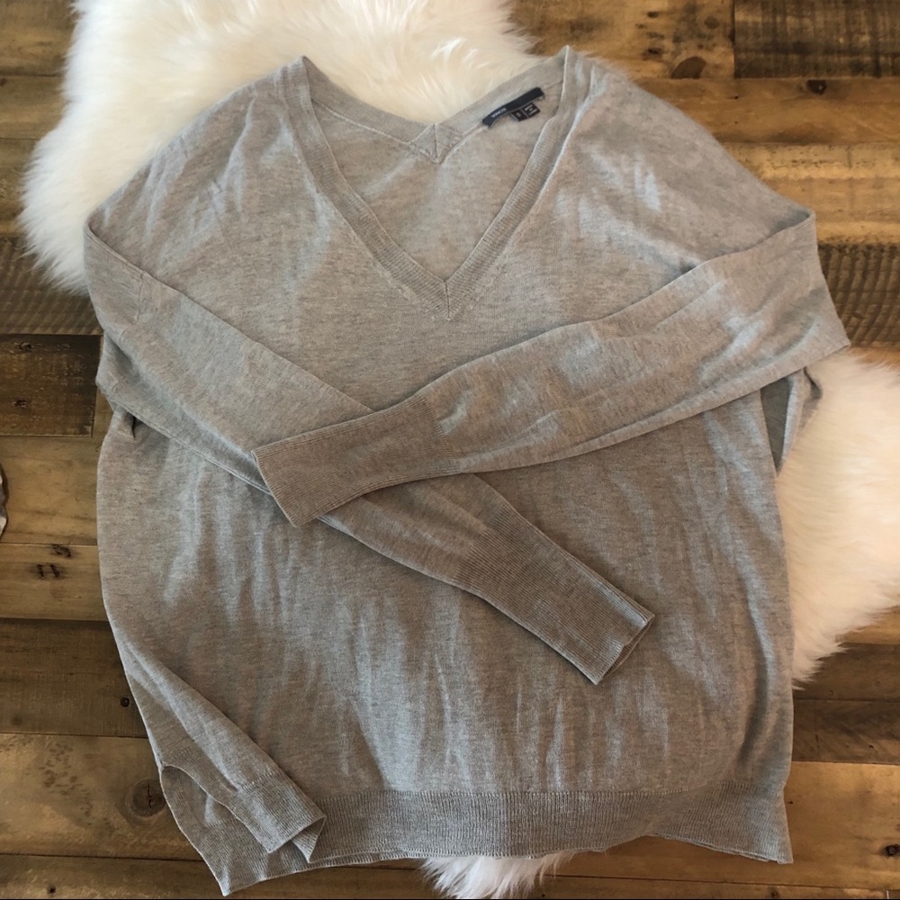 Vince Double Vneck Sweater